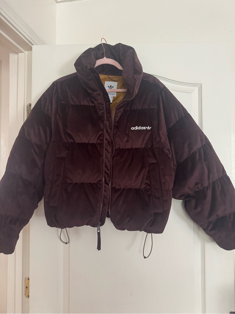 Adidas Regen Velour Down Puffer Jacket